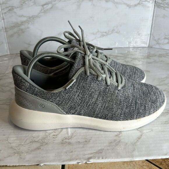 Kizik Madrid Eco Knit Slip On Hand Free Sneakers Gray Men’s Size 8.5 Womens 10 - Picture 4 of 9